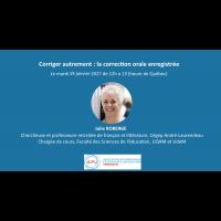 Photo de lintervenante