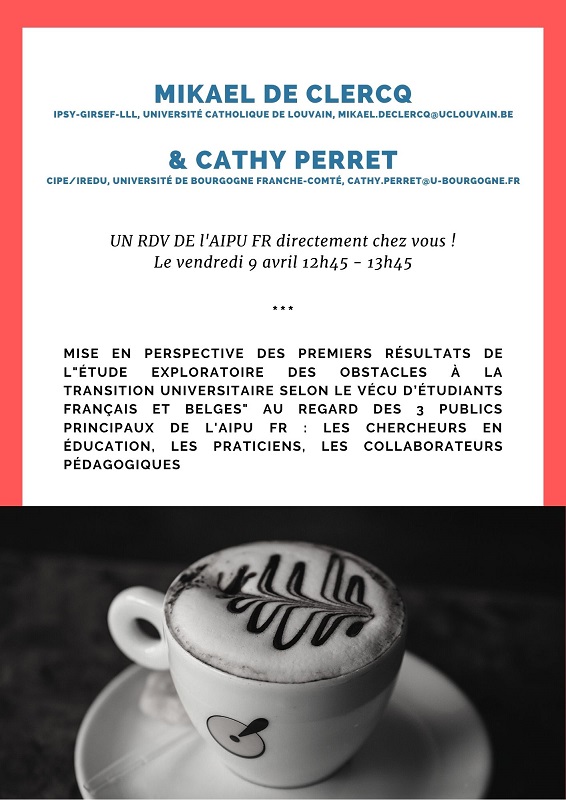 AIPU FR - CAPpuccino - De Clercq et Perret - Mise en perspectives