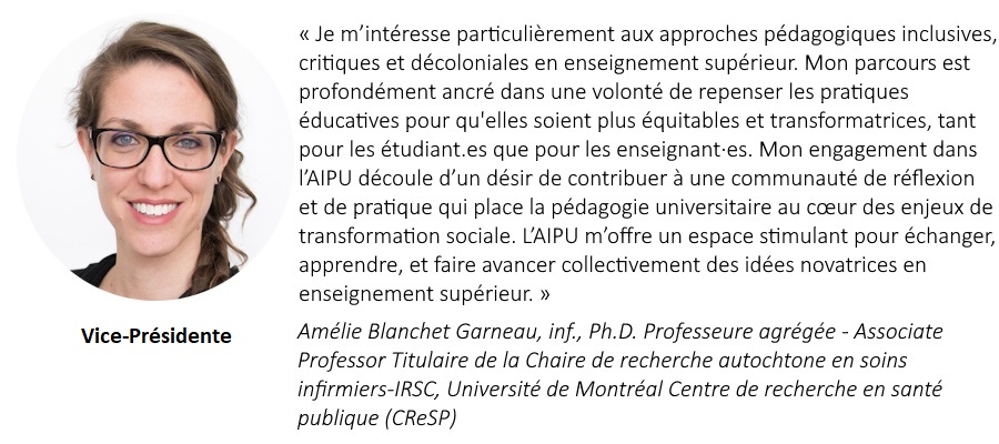 Amélie Blanchet Garneau - Administratrice