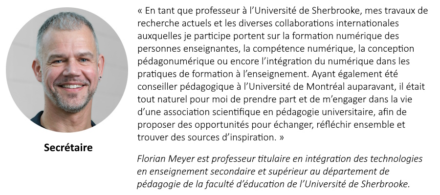 Florian Meyer - Secrétaire