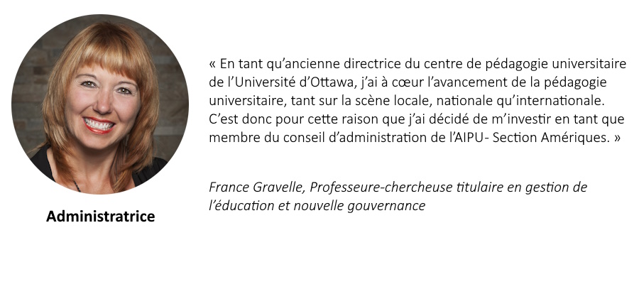 France Gravelle - Administratrice