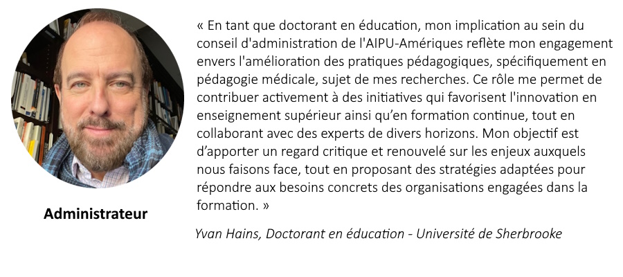 Yvan Hains - Administrateur